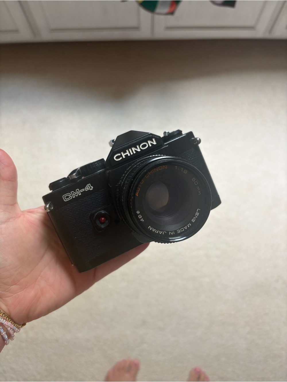 Chinon CM-4 35mm Film Camera - vintage Black camera
